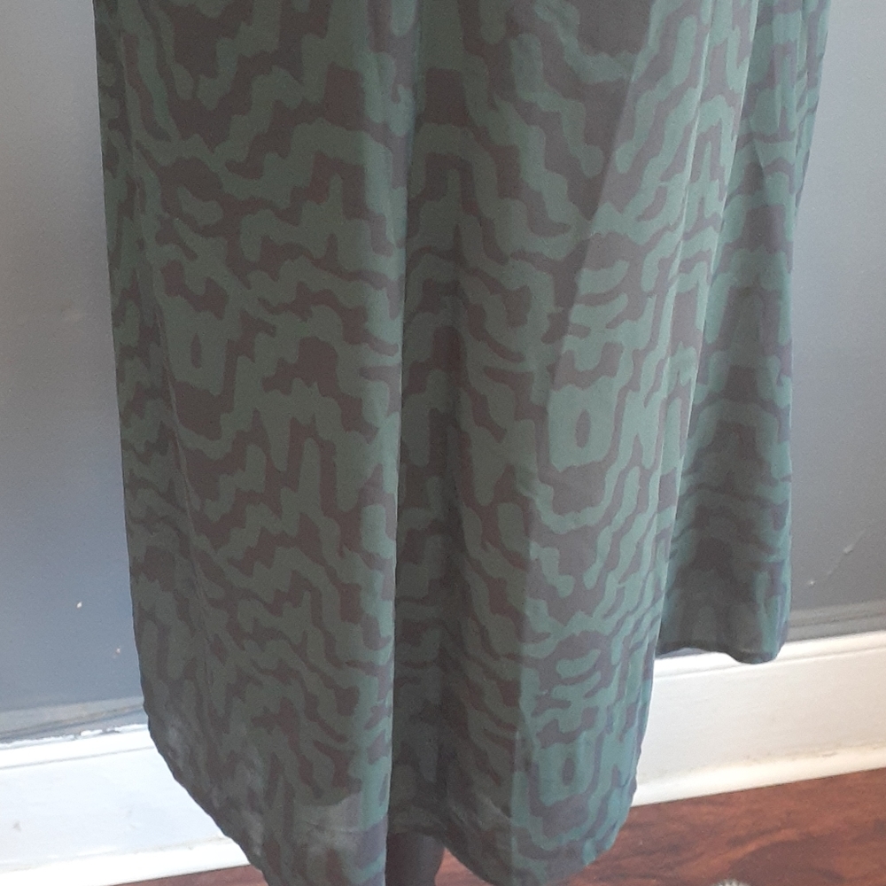 BB DAKOTA green Babydoll Dress Sz M - Picture 7 of 14